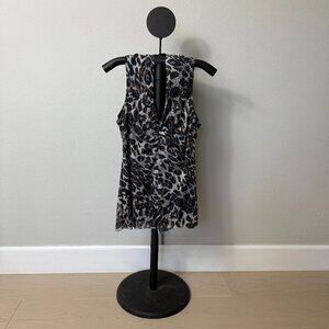 Weston Wear Leopard Print V-Neck Tank Top